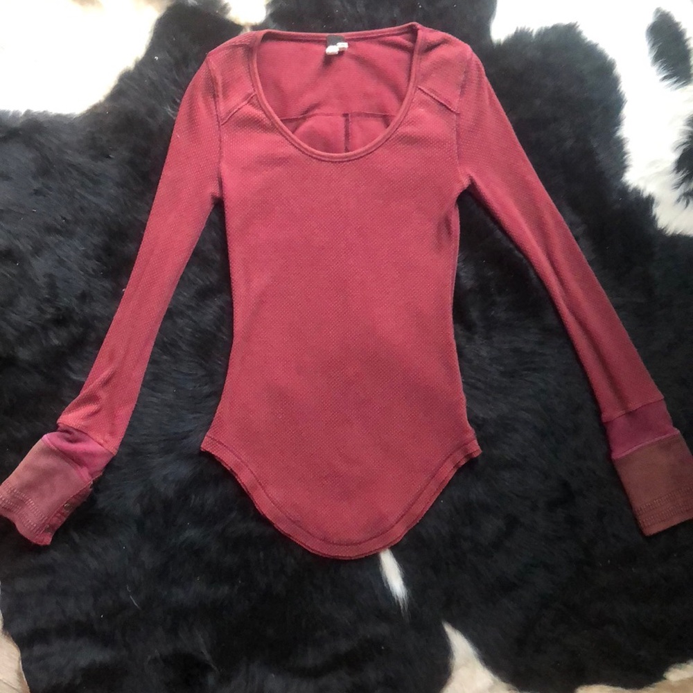 Free people waffle long sleeve